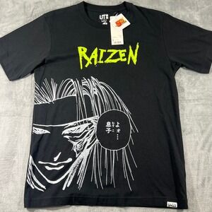 Uniqlo UT YuYu Hakusho Raizen Shonen Jump 50th Anniversary Tee Black S 412784
